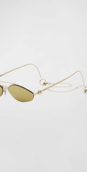 fendi rimless sunglasses|fendi geometric rimless aviator sunglasses.